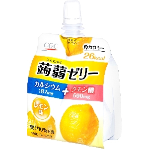 蒟蒻ゼリーカルシウム+クエン酸(レモン)のイメージ