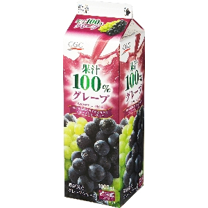 果汁100%グレープジュースのイメージ