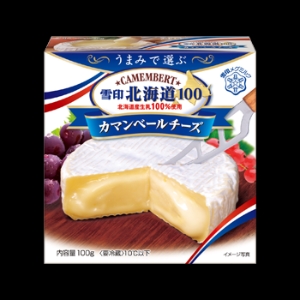 北海道100 カマンベールチーズのイメージ